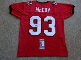 Gerald Mccoy Signed Auto Tampa Bay Buccaneers Red Jersey Bucs Jsa Autographed