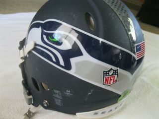 Large Riddell Full Size Seattle Seahawks,  Nfl Football Heavy Duty Game Helmet