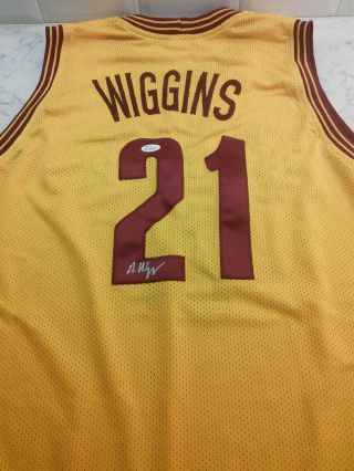 Andrew Wiggins Autographed Cavaliers Jersey Signed Auto Jsa Last One