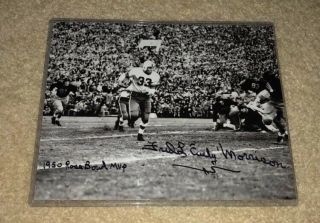 Ohio State Football Fred “curly” Morrison Autograph