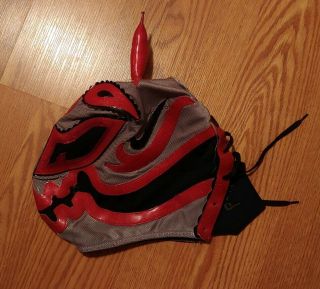 Ring Worn Signed Hallowicked Pro Wrestling Mask Chikara