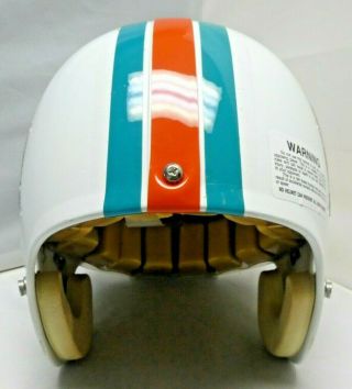 David Woodley 1980 Miami Dolphins Game Helmet