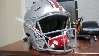 Dwayne Haskins Ohio State Buckeyes Rose Bowl Riddell Speed flex football helmet 10