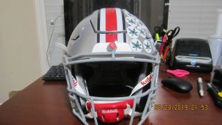 Dwayne Haskins Ohio State Buckeyes Rose Bowl Riddell Speed flex football helmet 2