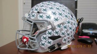 Dwayne Haskins Ohio State Buckeyes Rose Bowl Riddell Speed flex football helmet 4