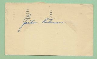 Jackie Robinson Autograph Signed Usps Postcard Mlb Postmark 07 - 13 - 1950
