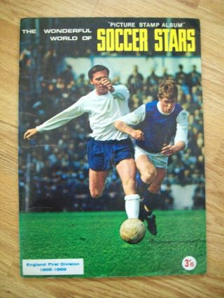 Fks World Of Soccer Stars Album,  Complete,  1968/69