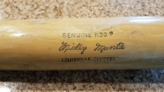 Mickey Mantle - Louisville Slugger,  125 Powerized Bat,  Mm4.  No Cracks
