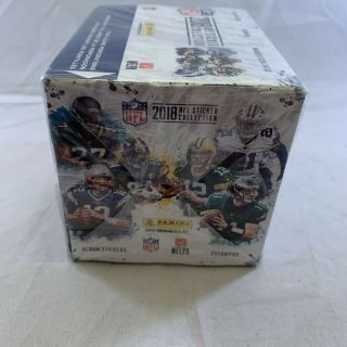 2018 Panini NFL Football Stickers Box 50 Packs Per Box 5 Stickers Per Pack 6