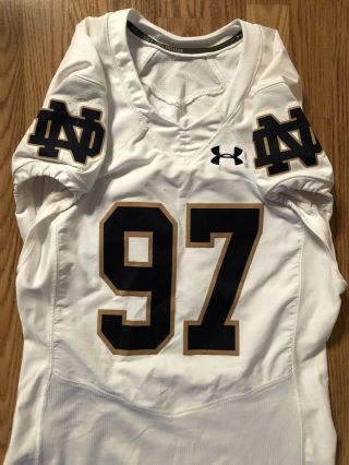 Notre Dame 2015 Under Armour Team Issued Jersey 97 3