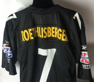 Pittsburgh Steelers Ben Roethlisberger Jersey Bowl Xl Reebok Onfield Sz L