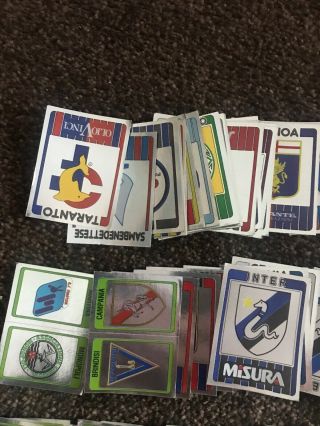 Rare Calciatori 1986 87 Panini Stickers Badges 102 3