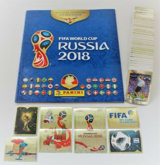 Panini World Cup 2018 Russia - Complete Set Of 682 Stickers,  Empty Album