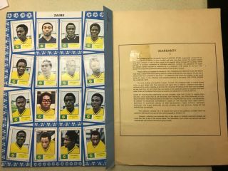 FKS - World Cup 74 Soccer Stars Sticker Album.  Complete - 2