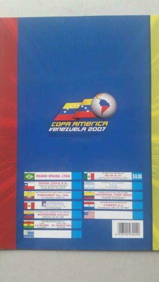 Panini Copa America 2007 Complete Set, 2