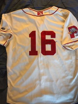 Red Sox Rafael Devers Signed Game Portland League Of There Own Jersey