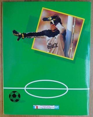 Panini Foot ' 91 - French League Sticker Album & RARE Poster Inside 4