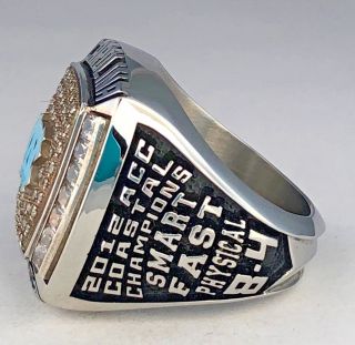 ALL - AMERICAN Player 2012 N Carolina Tar Heels Bowl Champion Championship Ring 6