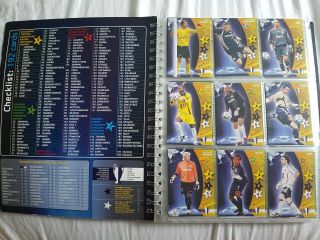 Complete 192 cards Panini 2007 Champions League Football Trading Card Binder 2