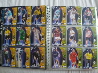 Complete 192 cards Panini 2007 Champions League Football Trading Card Binder 3