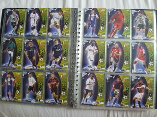 Complete 192 cards Panini 2007 Champions League Football Trading Card Binder 5