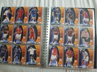Complete 192 cards Panini 2007 Champions League Football Trading Card Binder 8
