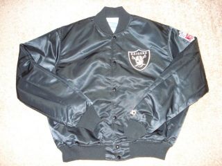 Vtg Oakland Los Angeles Raiders Starter Satin Jacket Xl Eazy E Rare Design Back