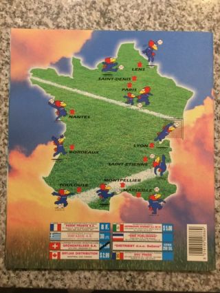 1998 PANINI FRANCE 98 WORLD CUP SOCCER STICKER ALBUM NO STICKERS INSIDE 2