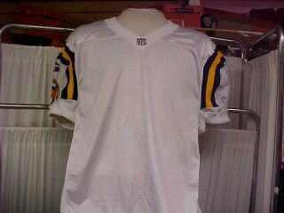 2000 Nfl Minnesota Vikings Team Issued White Puma Blank Jersey Size - 50