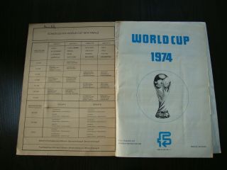 1974 FOOTBALL WORLD CUP FKS STICKER ALBUM COMPLETE 3