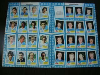 1974 FOOTBALL WORLD CUP FKS STICKER ALBUM COMPLETE 6