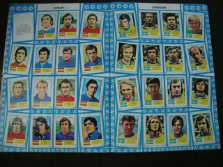 1974 FOOTBALL WORLD CUP FKS STICKER ALBUM COMPLETE 7