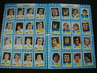 1974 FOOTBALL WORLD CUP FKS STICKER ALBUM COMPLETE 8
