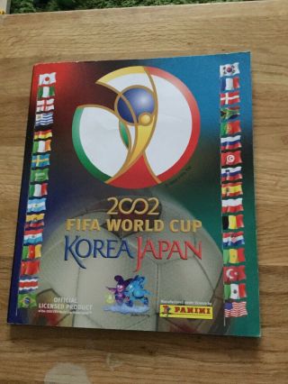 Complete Panini World Cup 2002 Sticker Album - Immaculate
