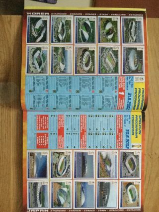 Complete Panini World Cup 2002 Sticker Album - Immaculate 4