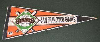 San Francisco Giants Baseball Logo Pennant Mlb Wincraft Vintage 1989