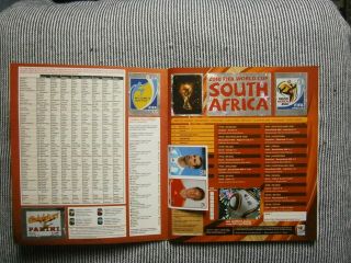 PANINI 2010 SOUTH AFRICA FIFA WORLD CUP OFFICIAL STICKER ALBUM COMPLETE 2