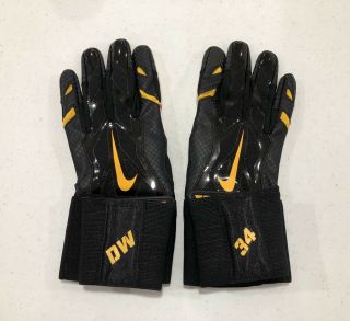 Deangelo Williams Custom Game Gloves 2016 Season Steelers