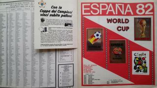 PANINI Espana 82 (1982) World Cup Sticker ALBUM 100 COMPLETE 3