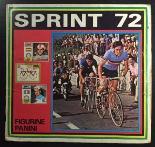 1972 Panini Sprint 72 Cycling Stickers & Cards Album With 240/250