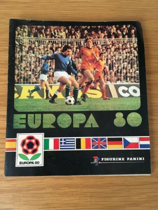 Panini Europa 80 Football Sticker Album - Complete - All Stickers & Badges
