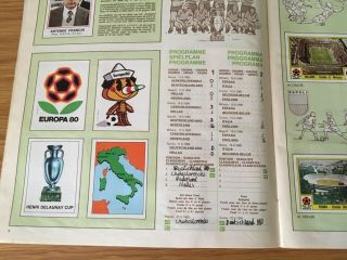 Panini Europa 80 Football Sticker Album - COMPLETE - All Stickers & Badges 3