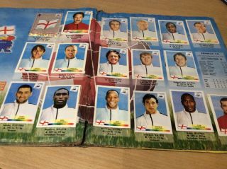 Panini 98 World Cup Album 100 COMPLETED includes IRAN & Missing England Players 2