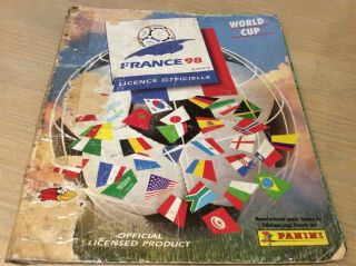 Panini 98 World Cup Album 100 COMPLETED includes IRAN & Missing England Players 3
