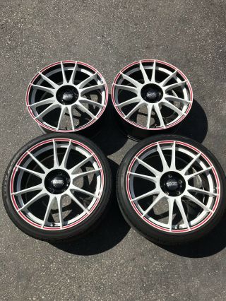 19x8 5x112 Oz Racing Superleggra Hlt Wheels Custom Painted