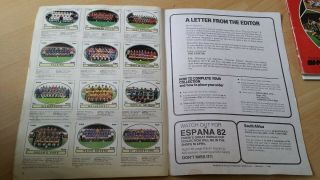 FOOTBALL 82 ALBUM BY PANINI 100 COMPLETE 7