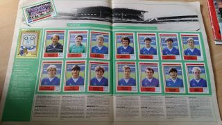 FOOTBALL 85 ALBUM BY PANINI 100 COMPLETE 3
