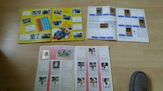 3 FOOTBALL STICKER ALBUMS BY PANINI AND FKS 3