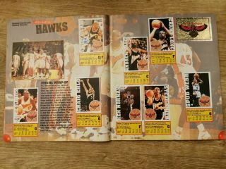 Rare Panini NBA Basketball 1995/96 Sticker Album Book COMPLETE 2