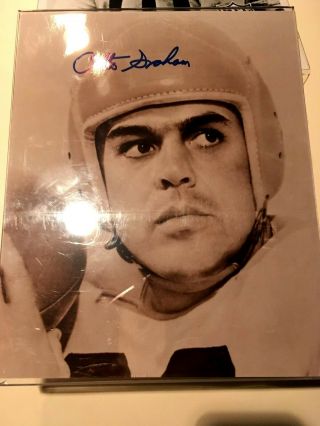 Otto Graham Autograph 8 X 10 " Signed Photo Cleveland Browns Hof